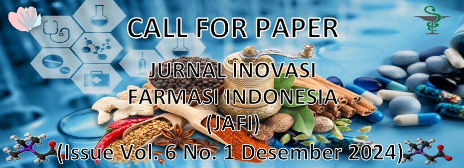 Cover Jurnal Inovasi Farmasi Indonesia (JAFI)